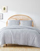 Clipped Cut 3pc Duvet Bedding Set image number 1