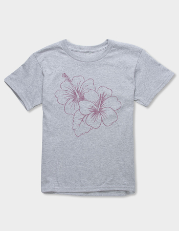 HIBISCUS Duo Outline Unisex Kids Tee Primary Image