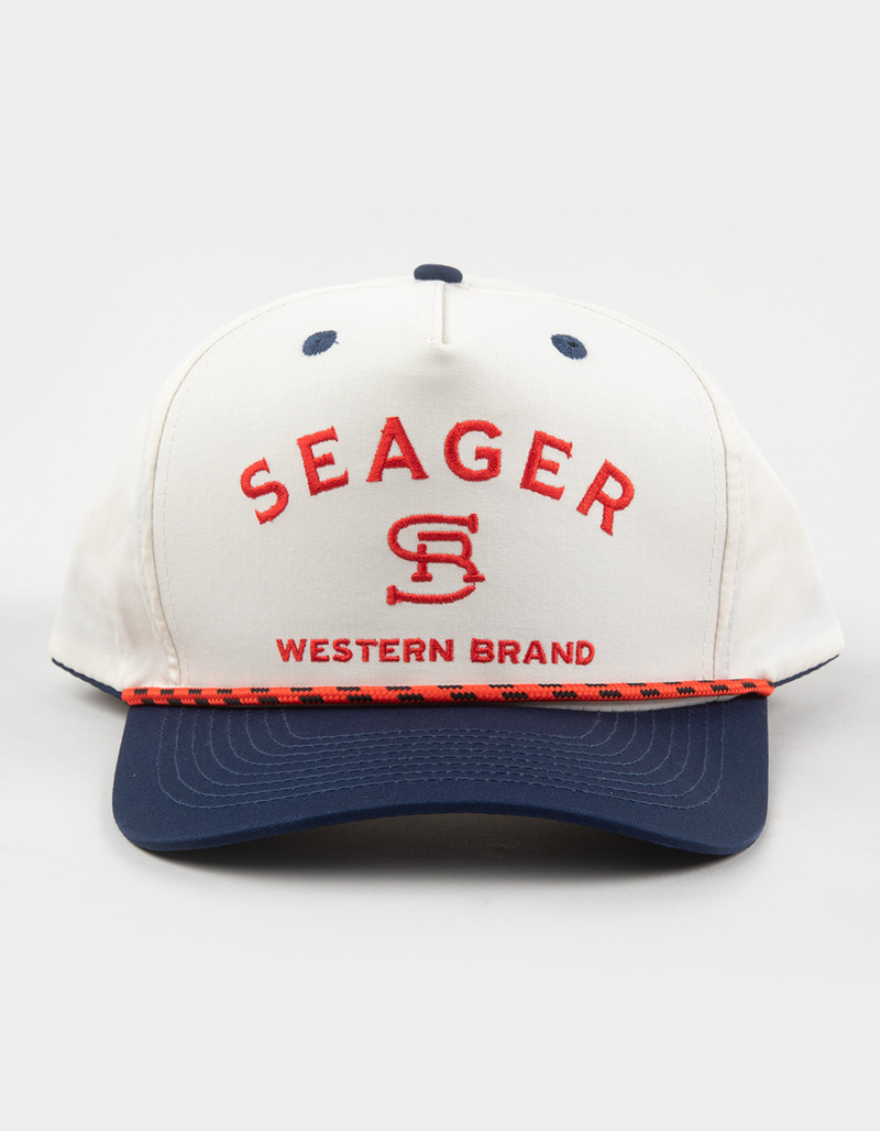SEAGER Branded Snapback Hat image number 1