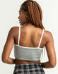 DESTINED Surplice Womens Heather Gray Cami image number 3