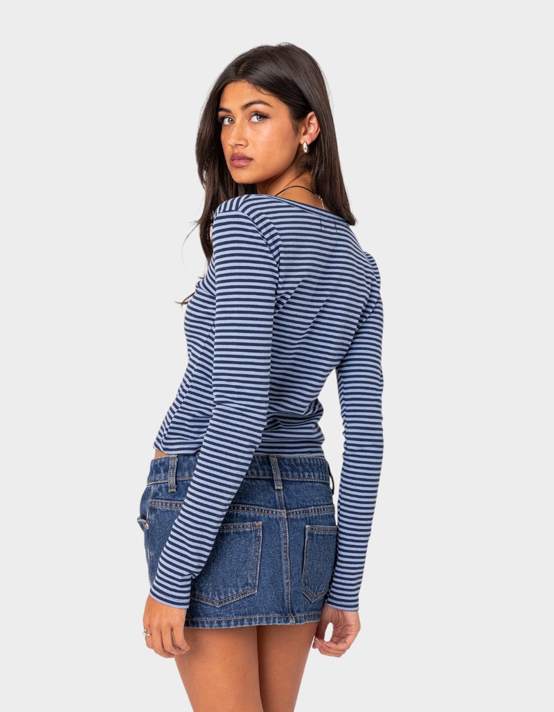 EDIKTED Jocelyn Striped Top image number 3