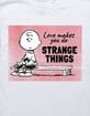 PEANUTS Love Strange Things Charlie Unisex Kids Tee image number 2