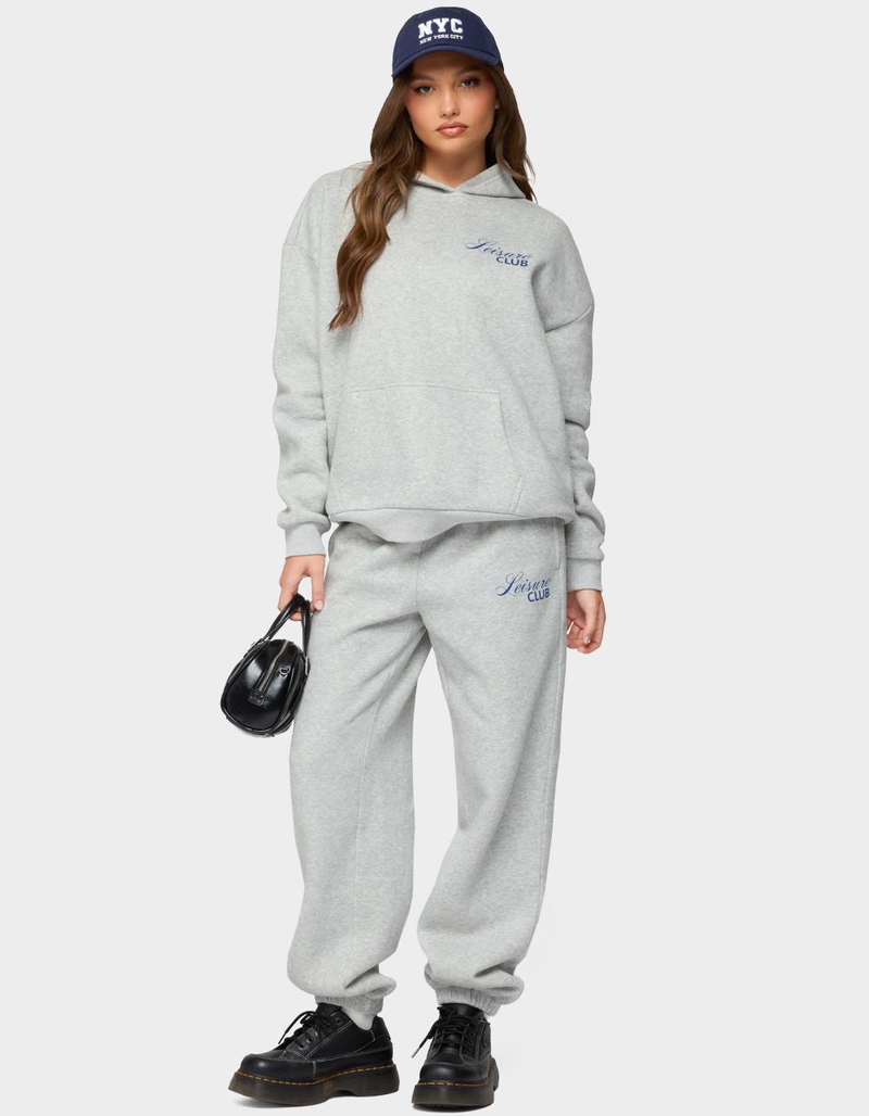 EDIKTED Leisure Club Hoodie image number 4