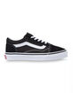 VANS Old Skool Black & True White Kids Shoes image number 2