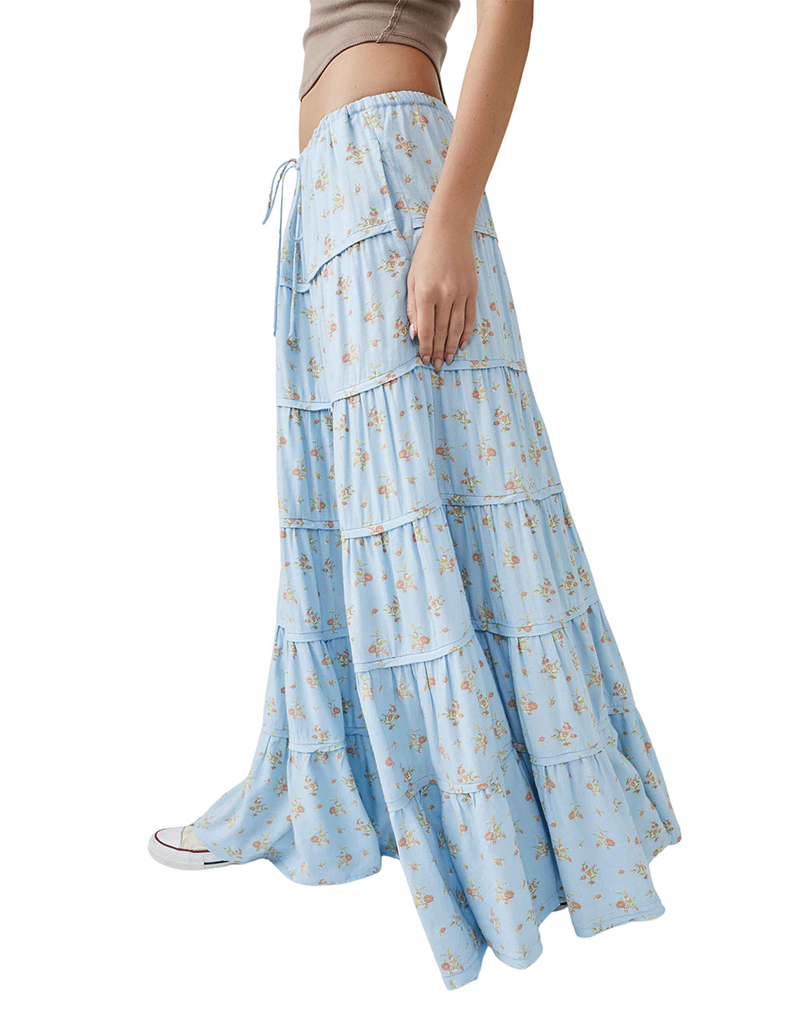 FREE PEOPLE Nova Tiered Maxi Skirt image number 2