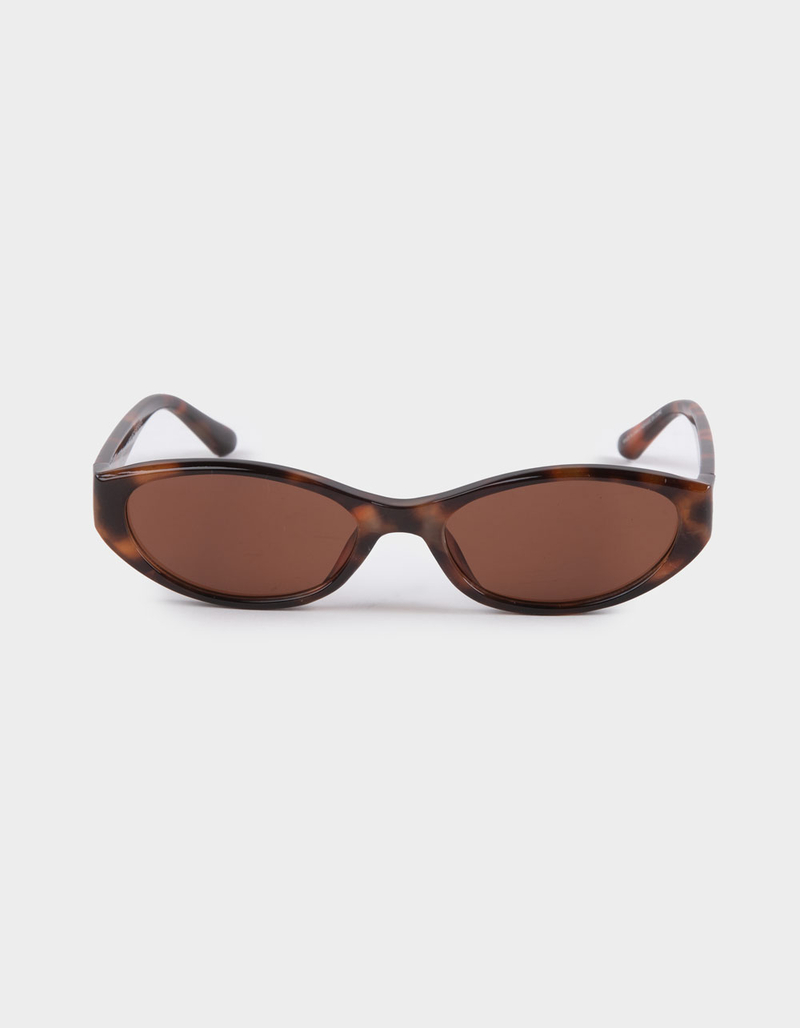 RSQ Slim Cat Eye Plastic Sunglasses image number 1