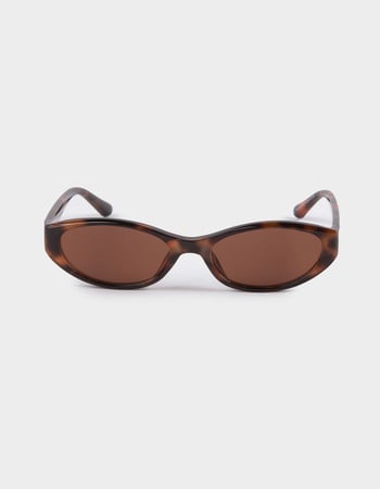 RSQ Slim Cat Eye Plastic Sunglasses Alternative Image