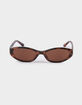 RSQ Slim Cat Eye Plastic Sunglasses image number 2