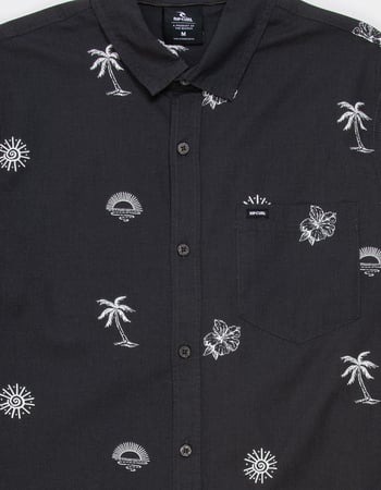 RIP CURL Sessions Mens Button Up Shirt Alternative Image
