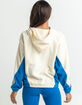 ADIDAS Retro Luxury 1/2 Zip Womens Oversized Hoodie image number 3