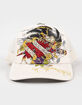 ED HARDY Pierced Eagle Womens Rhinestone Trucker Hat image number 2