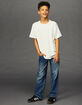 RSQ Boys Straight Dark Wash Jeans image number 5
