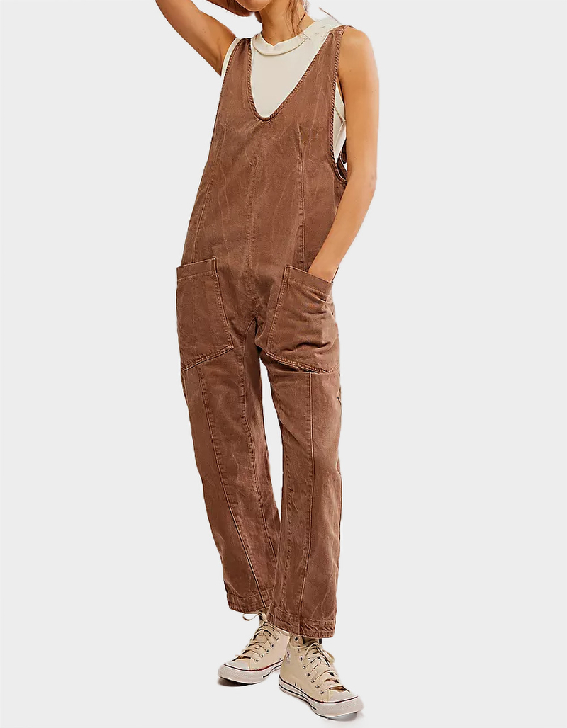 FREE PEOPLE High Roller Womens Jumpsuit image number 0