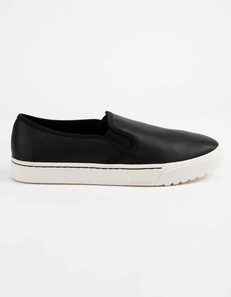 SOREL Campsneak Black Womens Slip-On Shoes image number 0