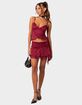EDIKTED Ruby Ruffle Lace Mini Skirt image number 5