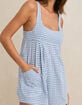 RHYTHM Lola Check Womens Romper image number 2
