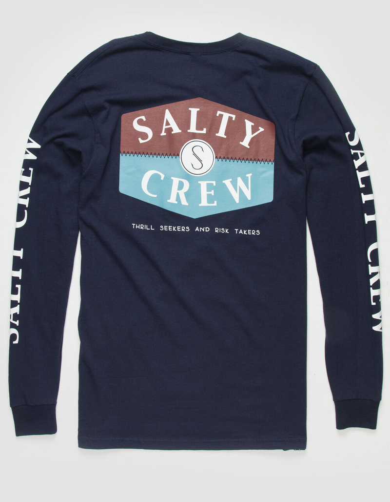 SALTY CREW Overhead Mens Navy T-Shirt image number 0
