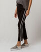 SKY AND SPARROW Side Stripe Crop Womens Flare Jeans image number 1