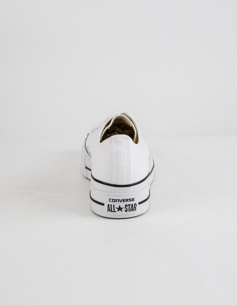 CONVERSE Chuck Taylor All Star Lift White Womens Low Top Shoes image number 4