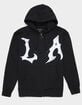 SAME GANG LA Grunge Mens Zip-Up Hoodie image number 2
