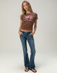 BOBBY JACK Womens Baby Tee image number 2