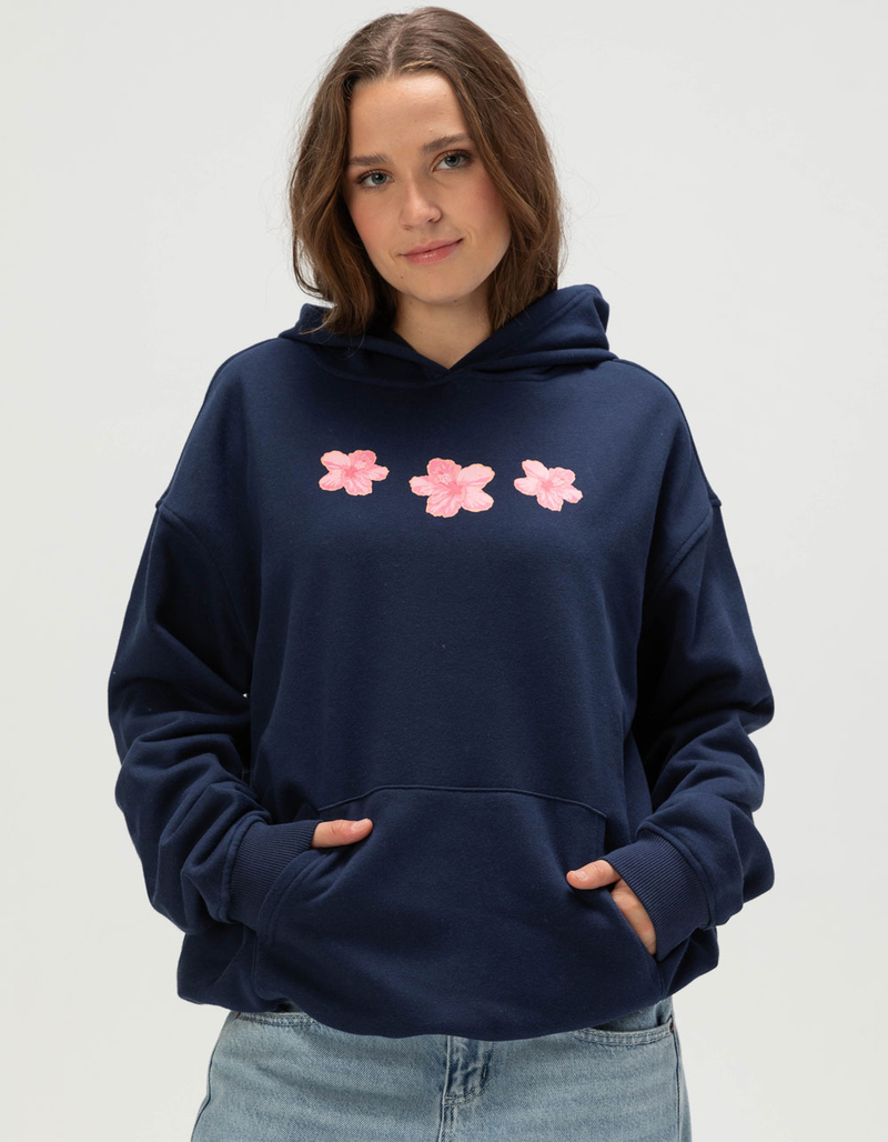 FULL TILT Hibiscus Womens Hoodie image number 1