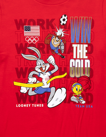 OUTERSTUFF Team USA Looney Tunes Win The Gold Boys Tee Alternative Image