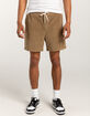 RSQ Mens Cord Cargo Pull On Shorts image number 3