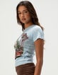 BDG Urban Outfitters Haven Rhinestone Womens Baby Tee image number 3