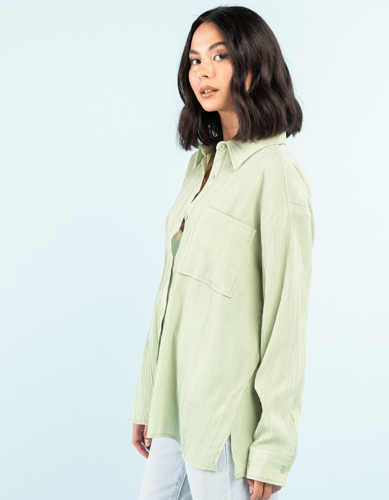 WEST OF MELROSE Womens Button Up Shirt image number 1