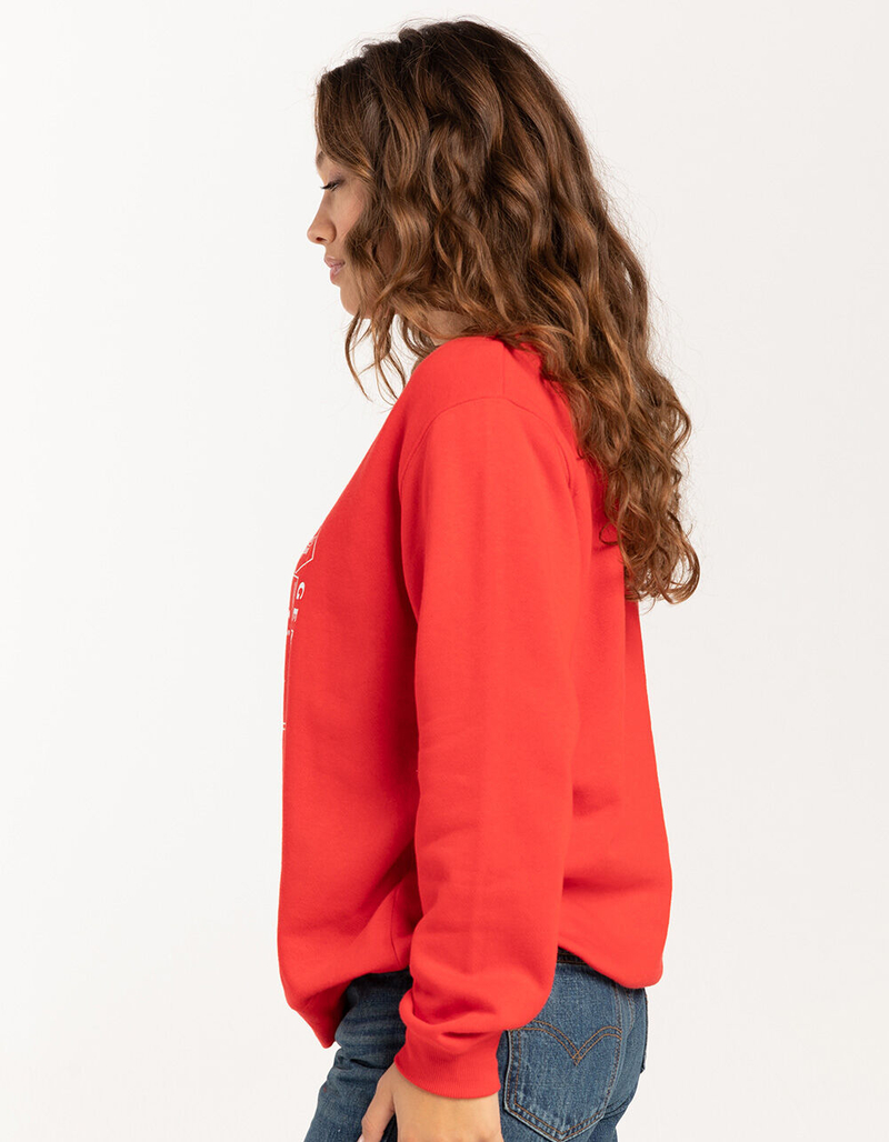 BREW CITY Budweiser Womens Crewneck Sweatshirt image number 2
