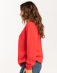 BREW CITY Budweiser Womens Crewneck Sweatshirt image number 3