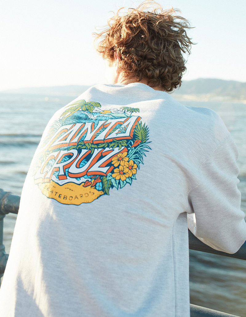 SANTA CRUZ Aloha Dot Mens Crewneck Sweatshirt image number 0