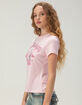 TRUE RELIGION Crystal Classic Womens Tee image number 4