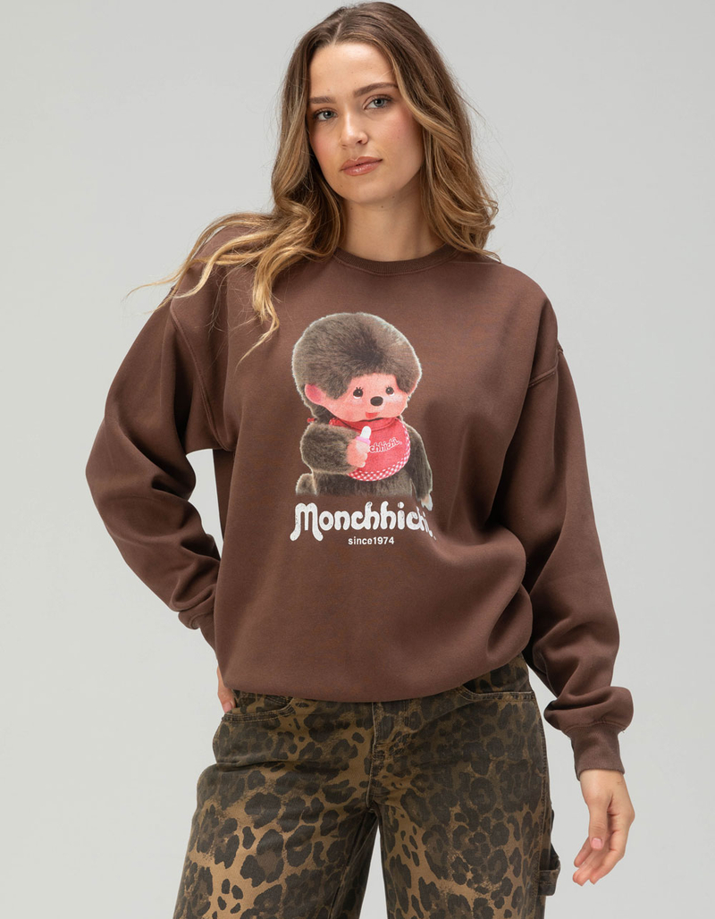 MONCHHICHI Womens Crewneck Sweatshirt image number 0