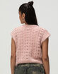 BDG Urban Outfitters Stitchy Womens Button Up Sweater Vest image number 4