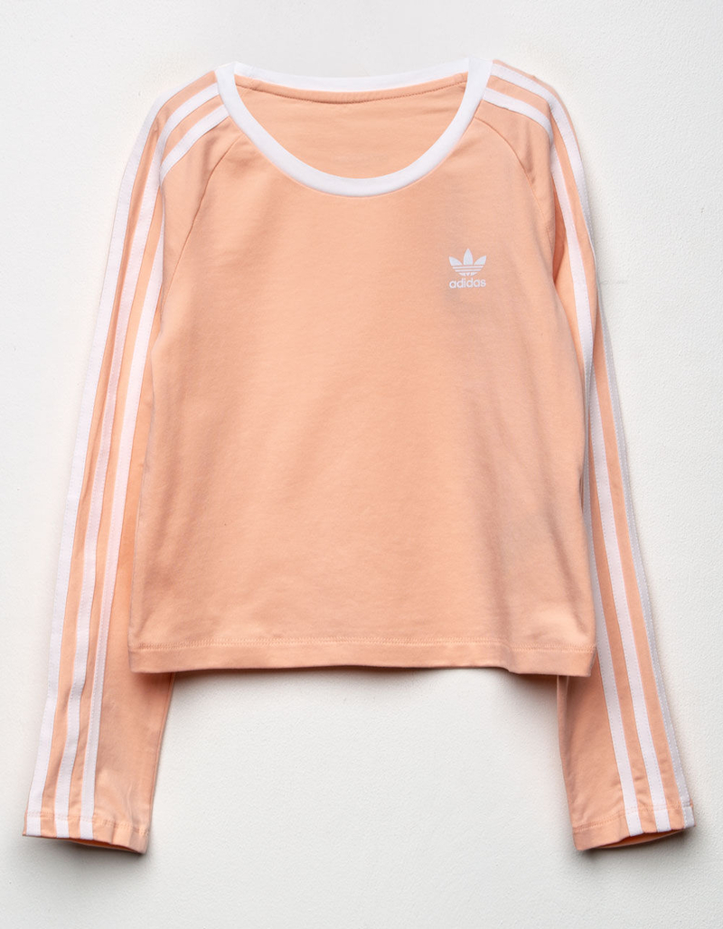 ADIDAS Originals 3-Stripes Peach Girls Tee image number 0