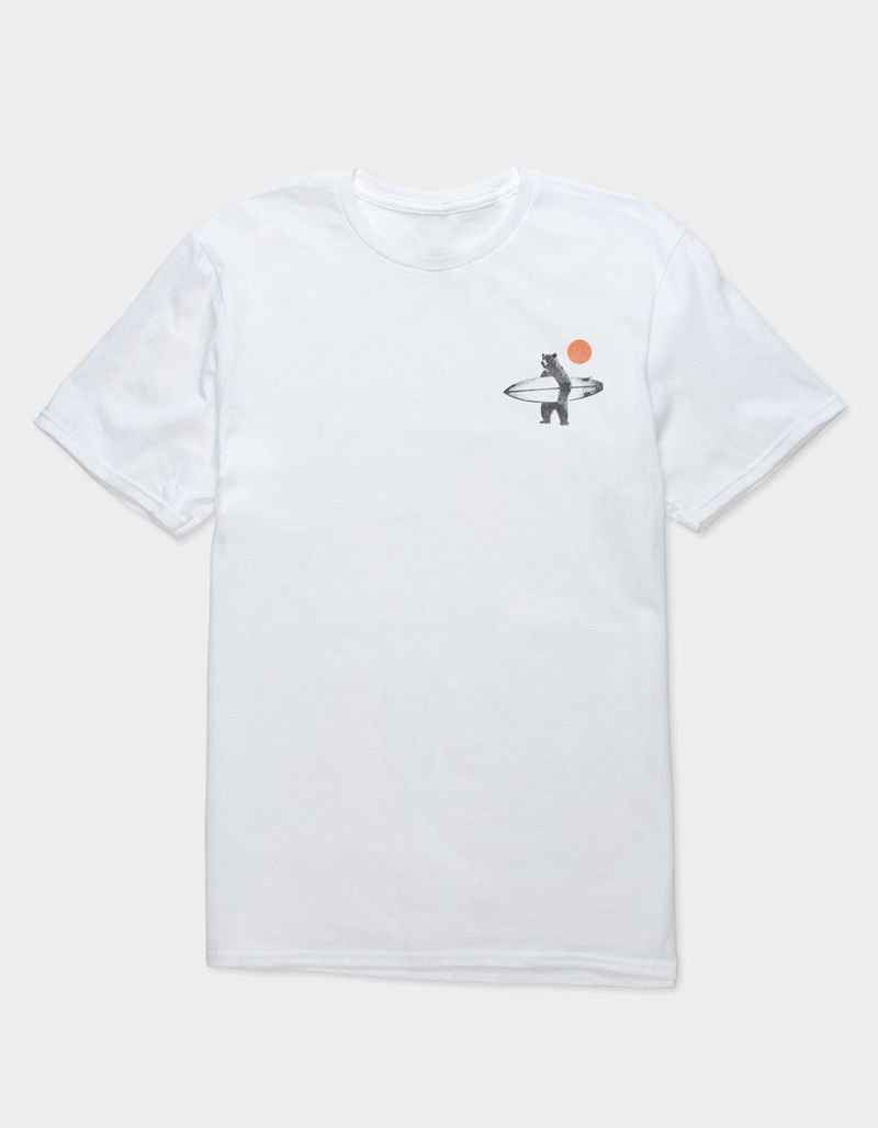 CALIFORNIA Surf Bear Unisex Tee image number 1