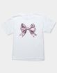 BOW Pink Camo Unisex Kids Tee image number 1