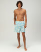RSQ Mens Seersucker 6.5" Swim Trunks image number 3