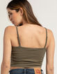 BOZZOLO Basic Cropped Womens Cami image number 3