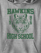 STRANGER THINGS Hawkins High School Oversized Unisex Kids Hoodie image number 2