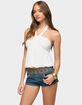 EDIKTED Kristina Gathered Bubble Halter Top image number 2