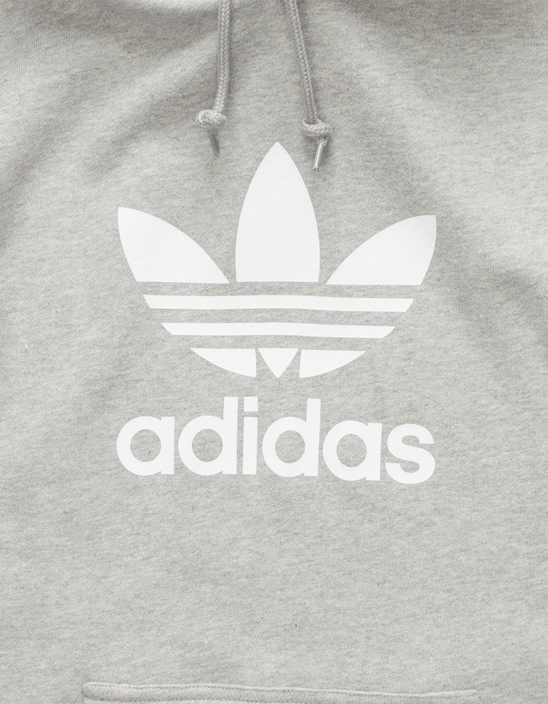 ADIDAS Originals Trefoil Grey Mens Hoodie image number 1