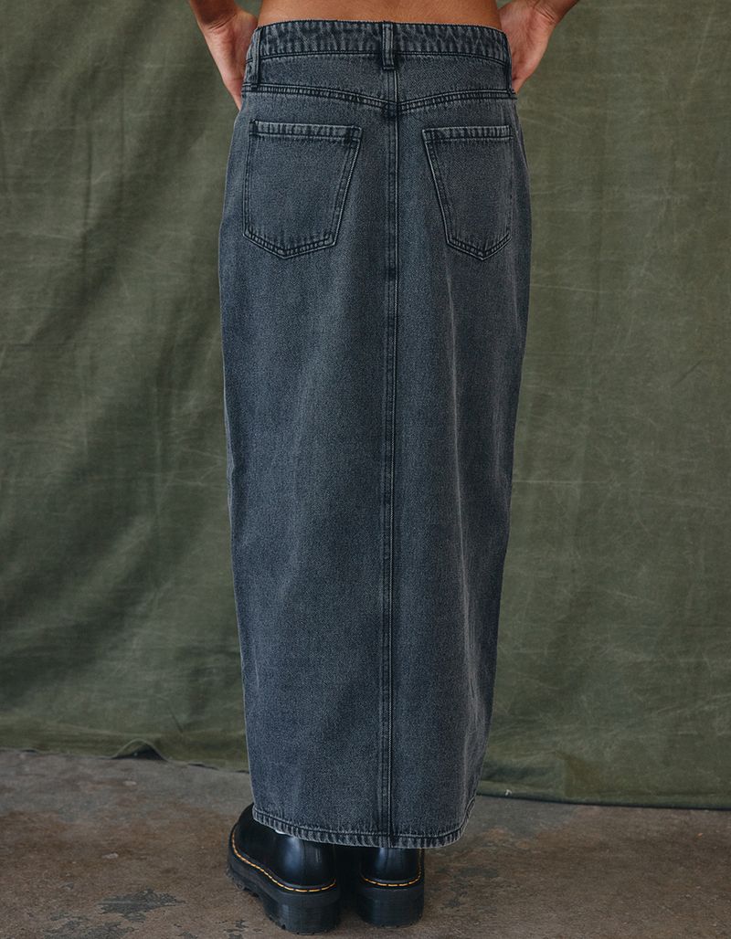 WEST OF MELROSE Denim Womens Maxi Skirt image number 3