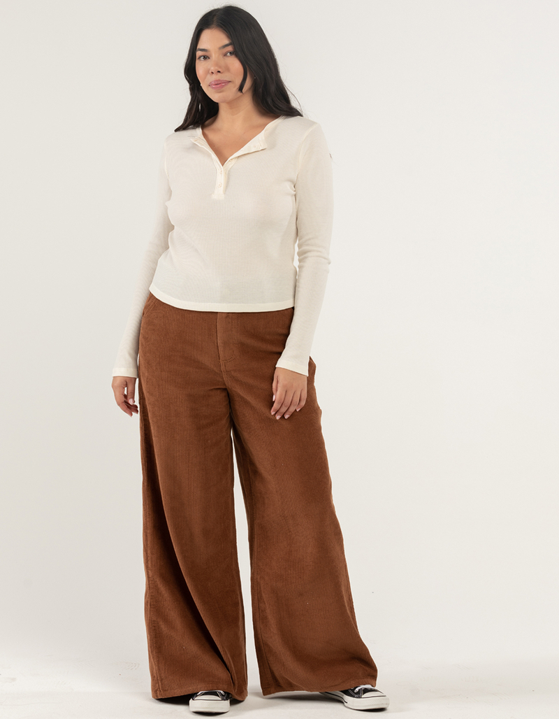 RSQ Wide Leg Womens Corduroy Carpenter Pants image number 4