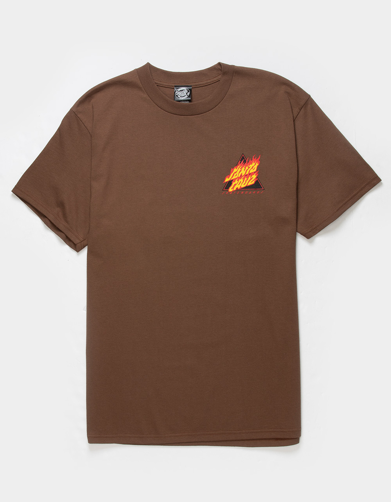 SANTA CRUZ Flamed Not A Dot Mens Tee image number 2