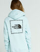 THE NORTH FACE Archived Womens Light Blue Hoodie image number 1