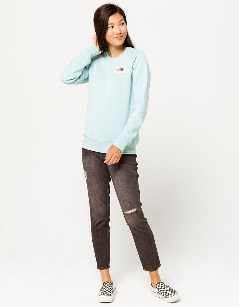 THE NORTH FACE Heritage Light Blue Heather Womens Sweatshirt image number 3