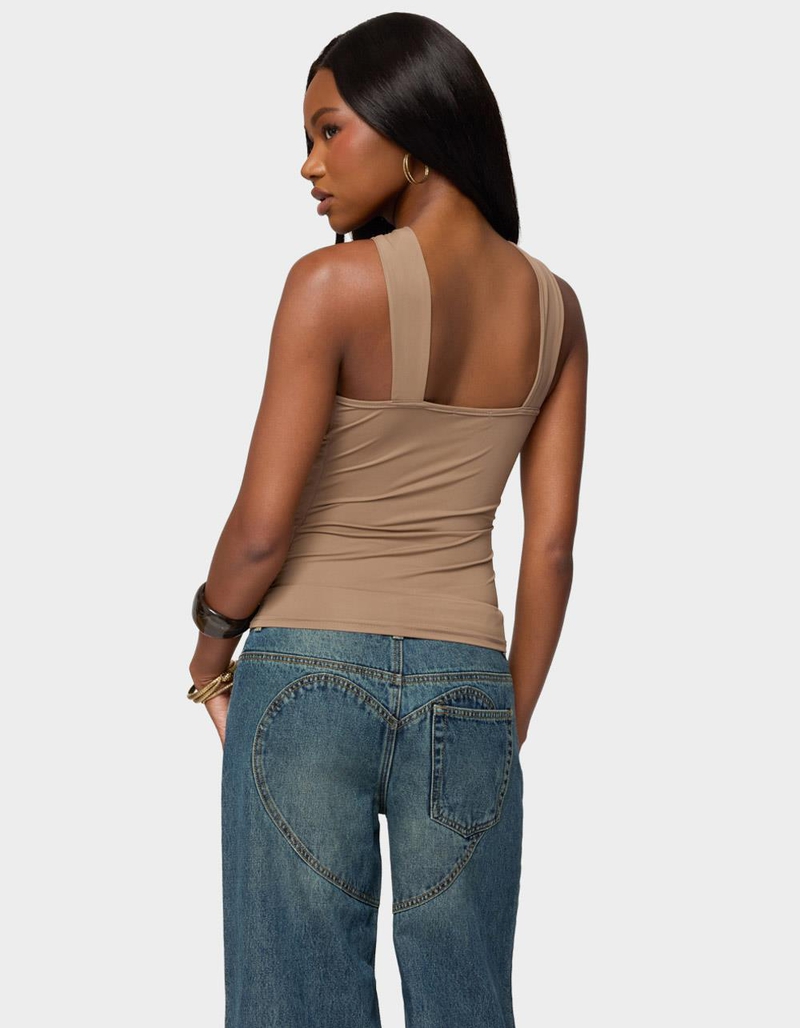 EDIKTED Cielle Wide Strap Gathered Top image number 2